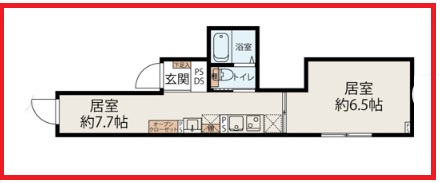 アリビオ千石の間取り