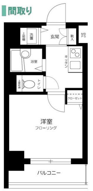 パークウェル浅草の間取り