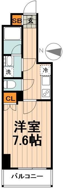 荒川区町屋のマンションの間取り