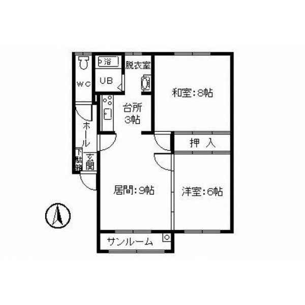 リッチハウスＢの間取り