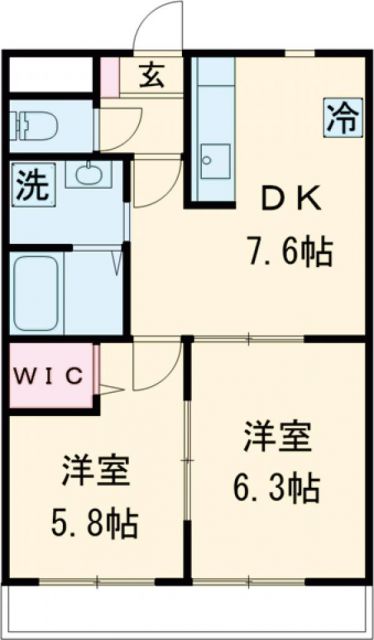 シトリンIIの間取り