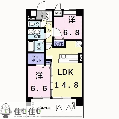 スピリットＫの間取り