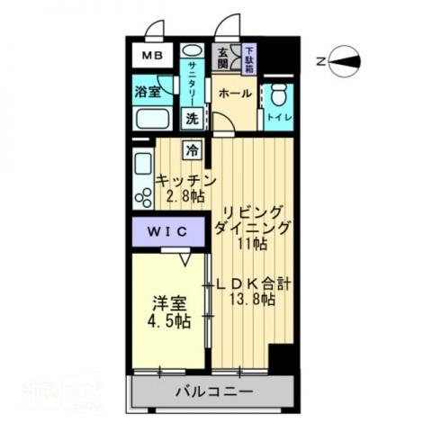 アルファレガロ中央町の間取り