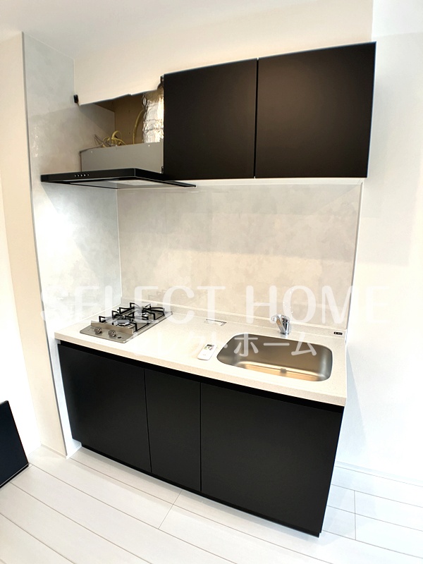 キッチン　コンパクトなキッチンで掃除もラクラク