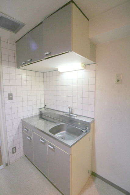 キッチン　シングルレバーのキッチンです。