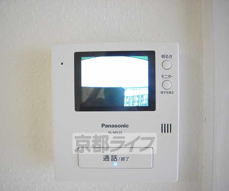 セキュリティ　室内から訪問者も確認できます