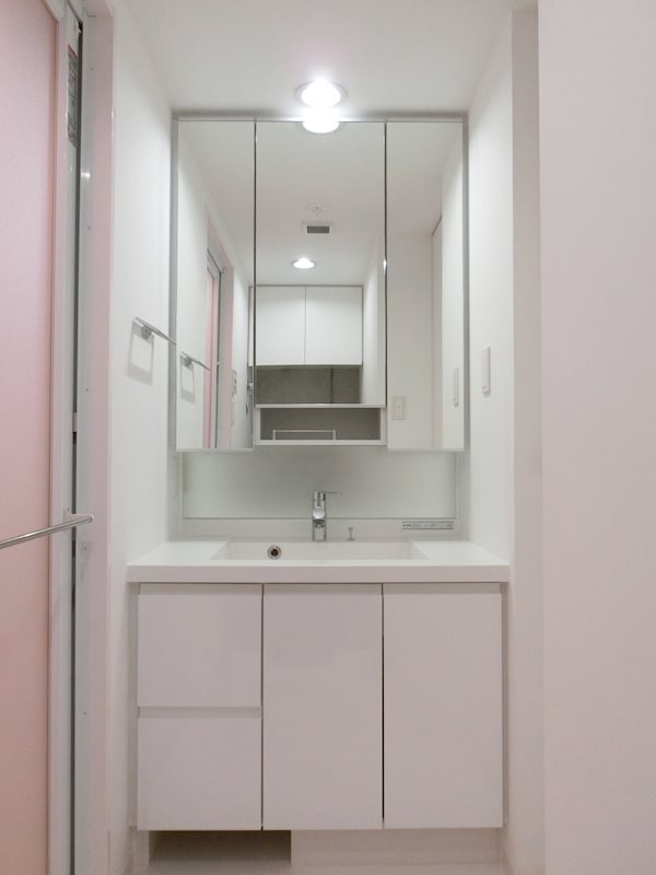 洗面設備　※別部屋の参考写真です。