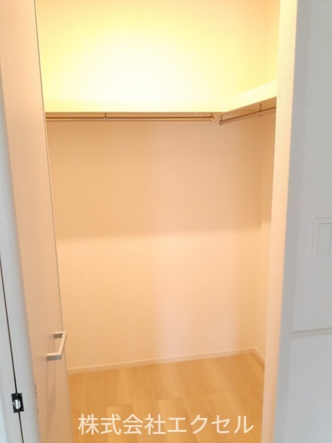 収納　ウォークインクローゼットです。