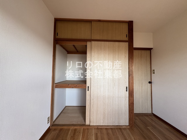 収納　奥行のある収納付です！増えがちな荷物をもスッキリ収納できます