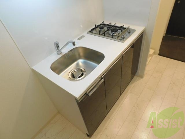 キッチン　２口ガスコンロのキッチンです