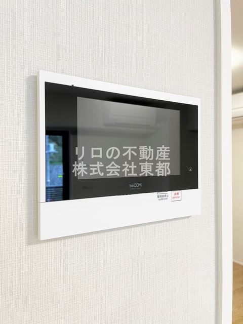 セキュリティ　ＴＶモニター付インターホンがあるので訪問者が一目でわかります