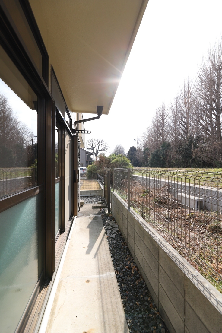 バルコニー　外に洗濯物を干すことができます◎