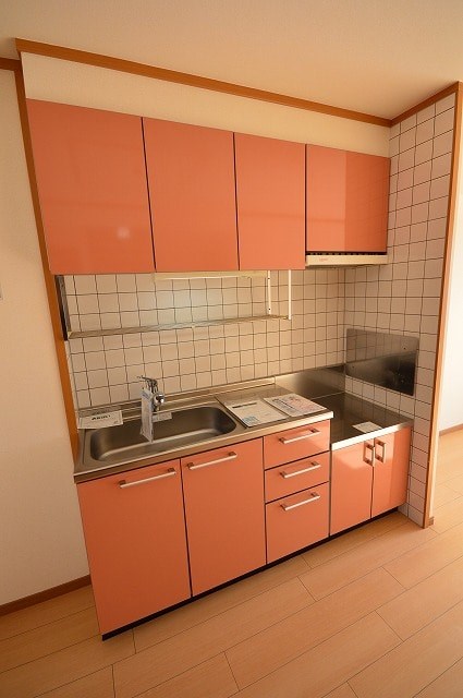 キッチン　写真は別号室です。