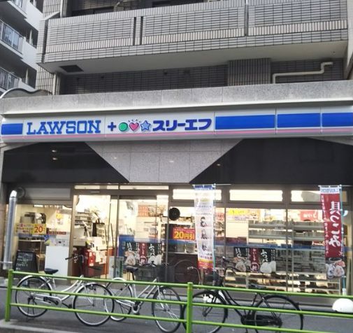 コンビニ　ローソン・スリーエフ日本橋中洲店（コンビニ）まで210m