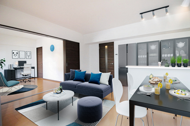 居室・リビング　※家具・家電はＣＧで合成しています