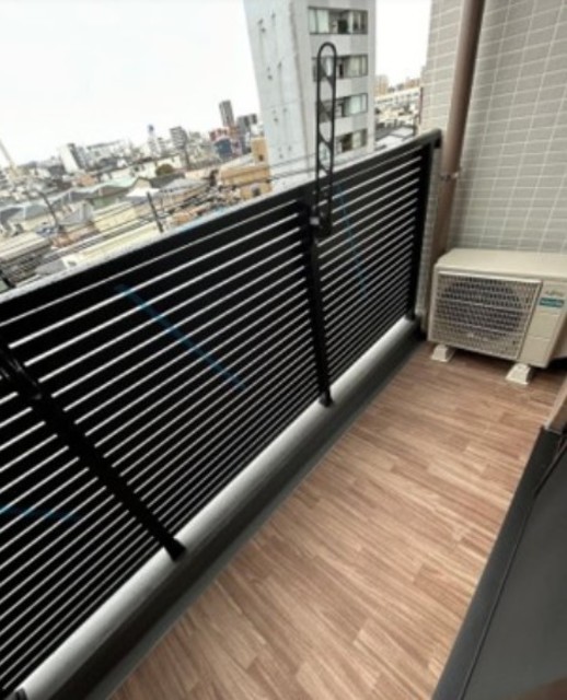 バルコニー　落ち着いた時間を過ごせるバルコニーです