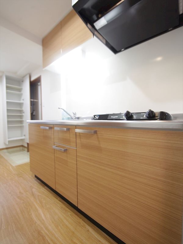 キッチン　システムキッチン（ガス2口コンロ付）