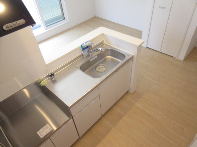 キッチン　浄水器一体型のキッチンです。