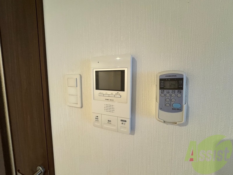 セキュリティ　インターホンで来客確認ができます。安心ですね。