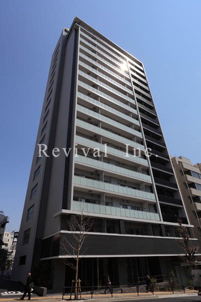 建物外観　洗練された佇まい、パークアクシス