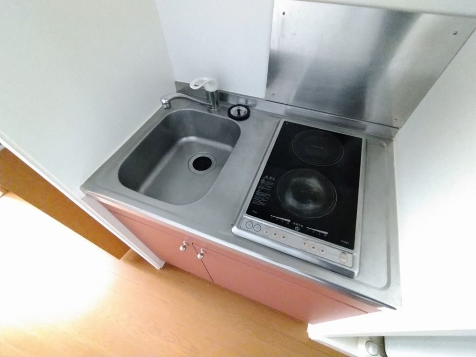 キッチン　シングルレバー設置