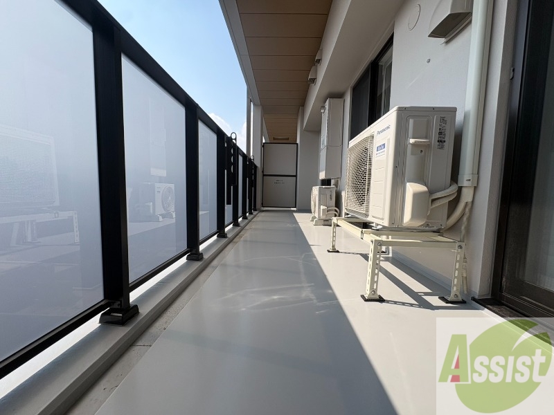 バルコニー　バルコニーです。天気の良い日には外干しができます！