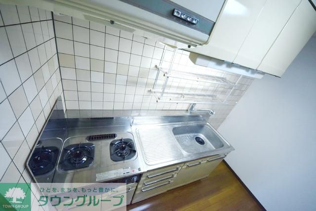 キッチン　2口ガスコンロ