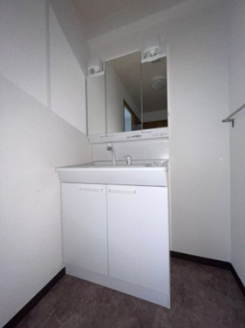 洗面設備　同建物、別部屋の写真です。参考にご覧ください。