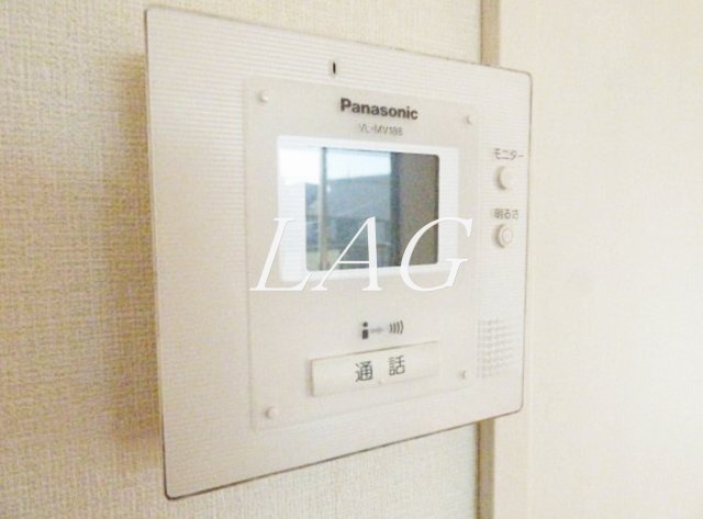 セキュリティ　モニター付きインターフォンです。