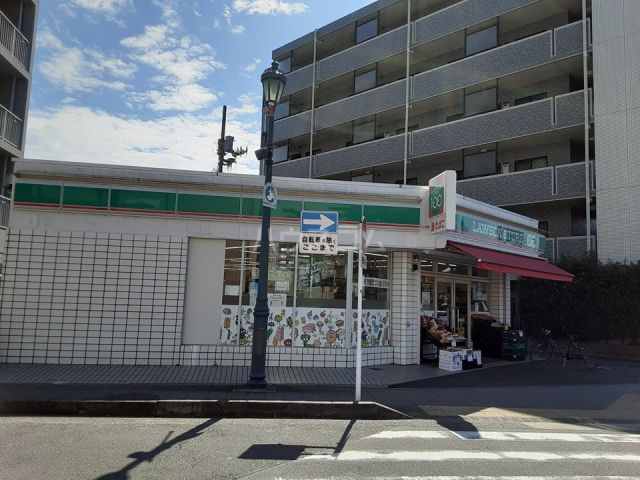 コンビニ　100円ローソン 茅ヶ崎十間坂店（コンビニ）まで416m