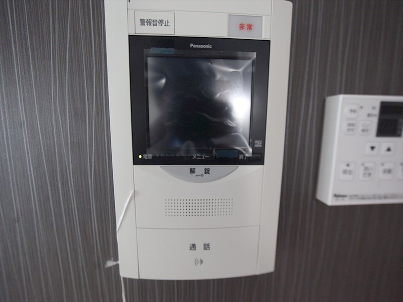 セキュリティ　ＴＶモニター付インターホン　イメージ写真