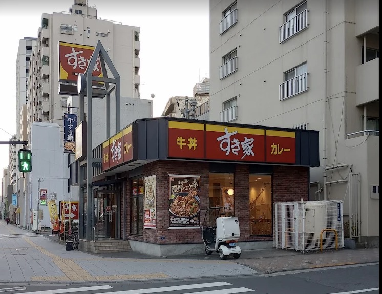 飲食店　すき家台東下谷店（飲食店）まで129m