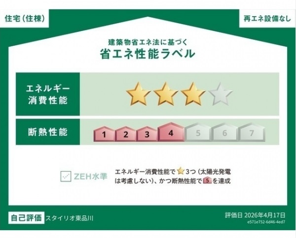 その他　住棟の性能であり、掲載住戸の性能を示すものではありません