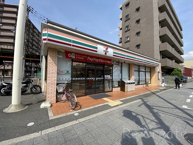 コンビニ　セブンイレブン阿倍野高松店（コンビニ）まで413m