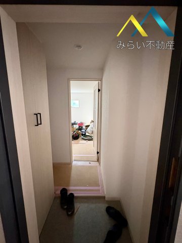 玄関　自社撮影写真　建築中