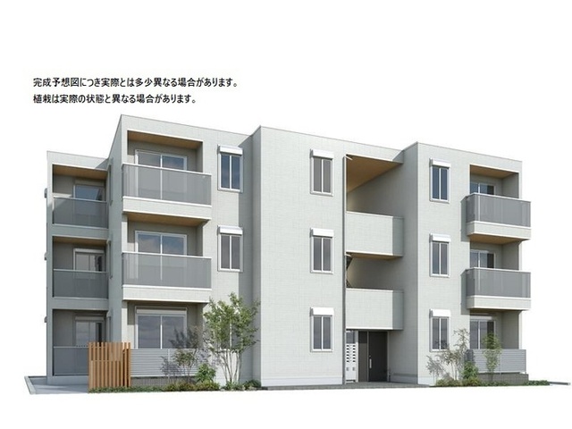 建物外観　※完成予想図につき、実物とは多少異なる場合があります。
