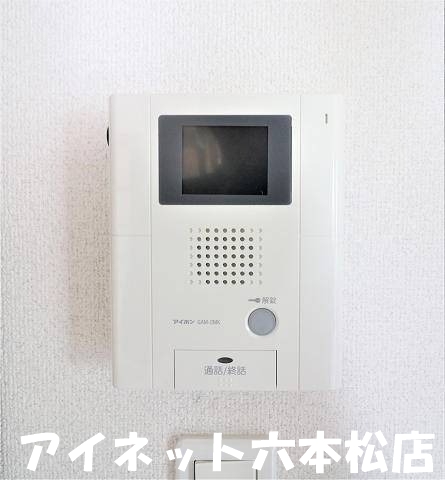 セキュリティ　モニタ付きで安心です。