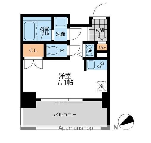 プライマル三軒茶屋の間取り写真