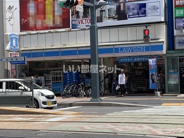 コンビニ　ローソン 広島鉄砲町店（コンビニ）まで420m