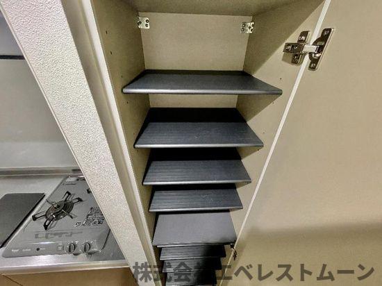 収納　収納のためのスペースです