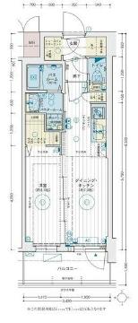 エステムコート名古屋 TWIN EASTの間取り写真