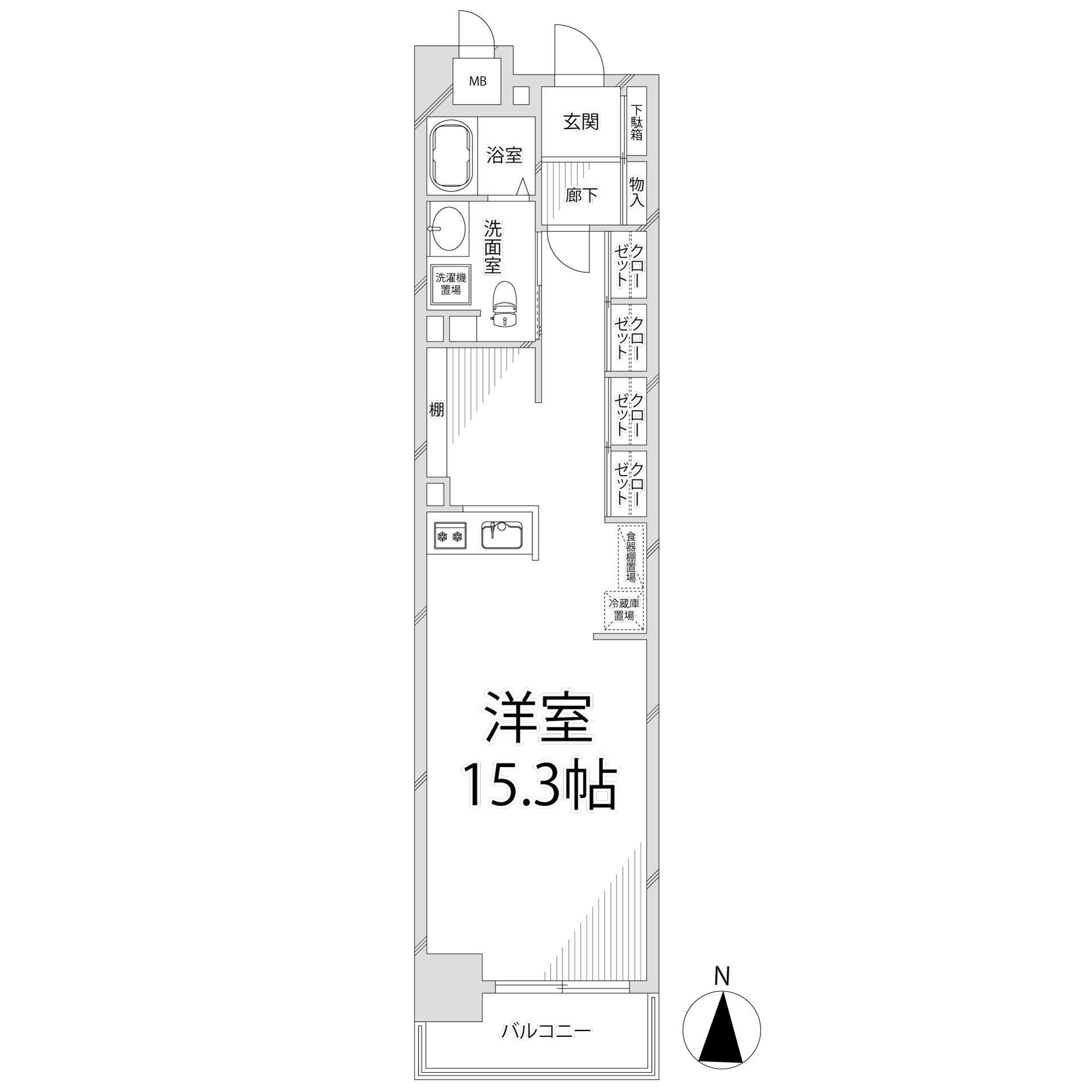 ＪＲ山陽本線 姫路駅 バス乗車時間：8分 最寄りバス停で下車 徒歩4分 8階建 築17年の間取り写真