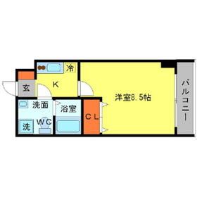 SERENiTE江坂四番館の間取り写真