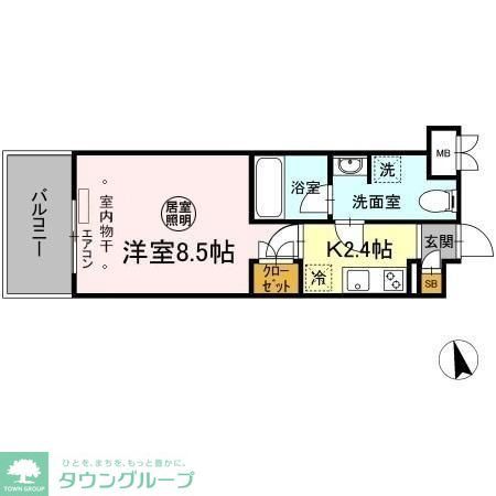 メゾンボヌールの間取り写真