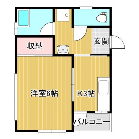 ハイツ相生の間取り写真
