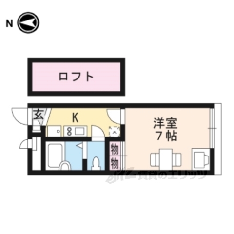 レオパレス桜の間取り写真
