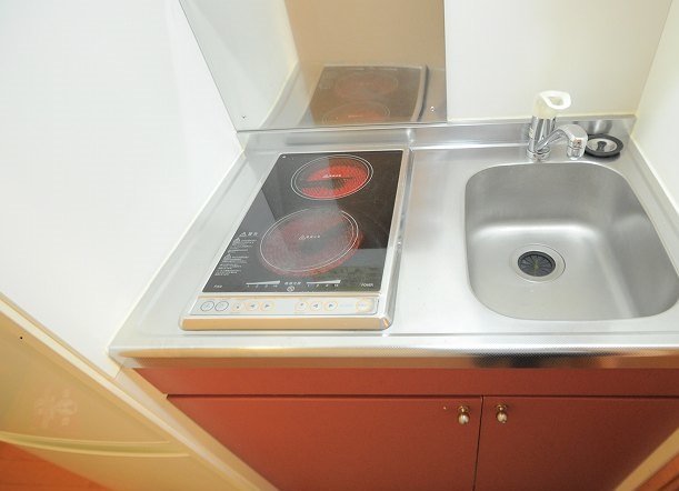 キッチン　電気コンロ　2口