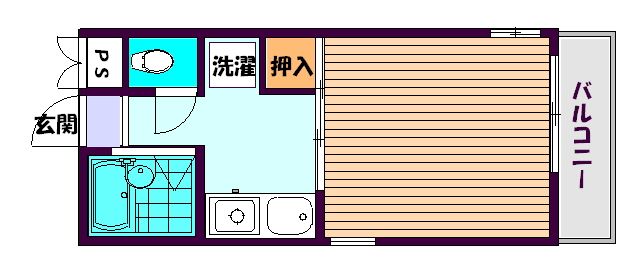 ビラノーバ住吉の間取り写真
