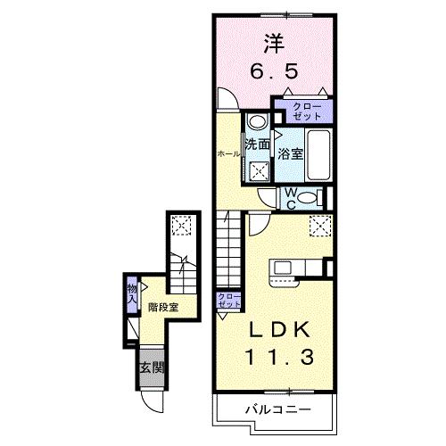 プラシードIIの間取り写真