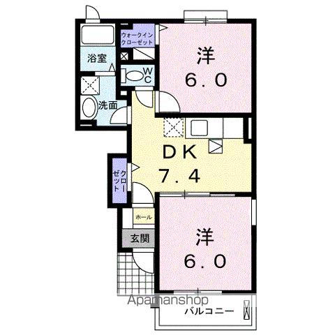 ベル小池Iの間取り写真